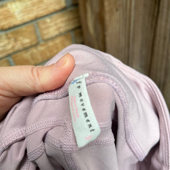 Free People Movement Light Pink Women's Bike Shorts - Picture 3 of 3